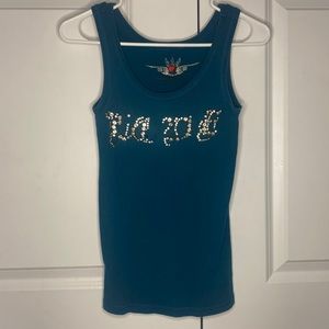 RARE TWISTED HEART TANK TOP
